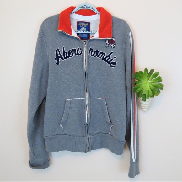 Abercrombie & Fitch Other - Abercrombie & Fitch Gray Embroidered Sweatshirt XX